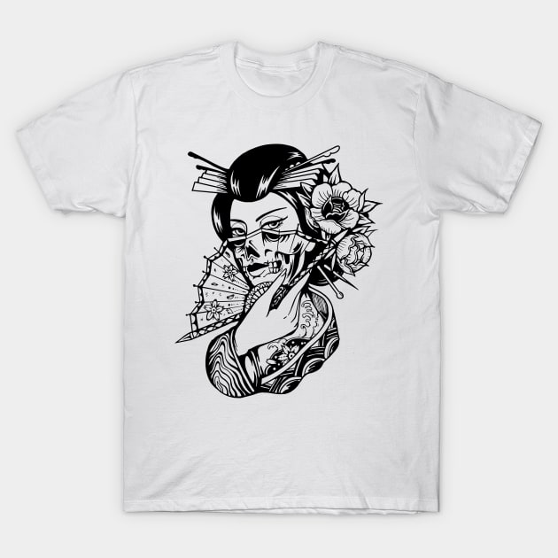 Geisha by Digent.ink T-Shirt by uongduythien@gmail.com